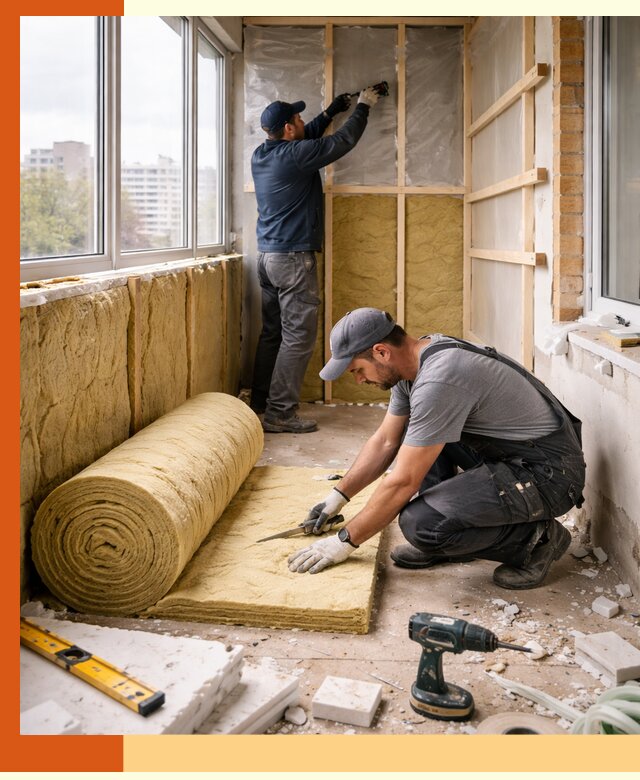 Утепление балкона под ключ в Ярославле качественно и быстро